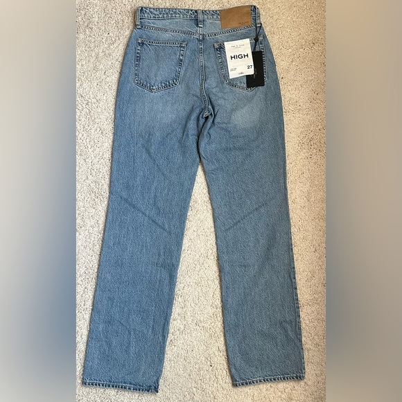 Women's rag & bone Alex High-Rise Straight Jeans in Lucy Size 27 - Picture 3 of 7